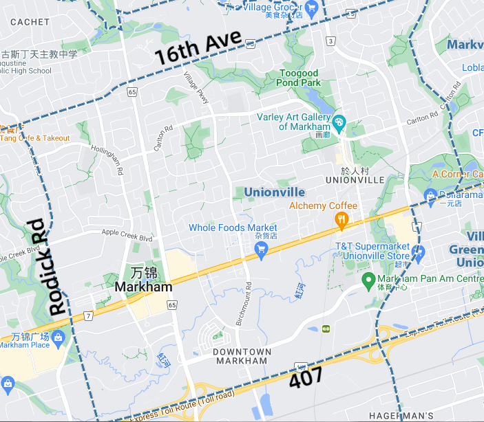 Markham Unionville Riding Markham万锦-地产经纪推荐 -大多伦多适合新移民的社区